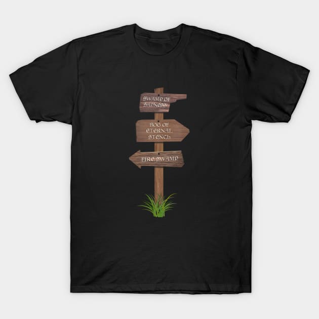 80s Fantasy Signs T-Shirt by GloopTrekker